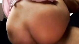 A group of rough penis studs stretch young blondie's holes