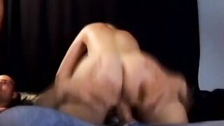 Slutty blonde duo start making out then got nailed by a group of turned on studs