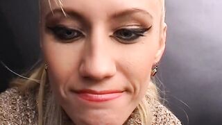 blonde bitch gets plowed behind the counter