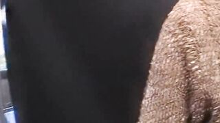 blonde bitch gets plowed behind the counter