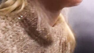 blonde bitch gets plowed behind the counter