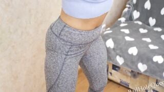Fitness Workout Ended with a Penis into the Booty - Deep Anal