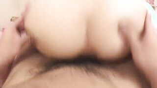 Unshaved japanese 18 gets her tight asshole nailed before cunt cumshot