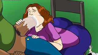 Married professor blows bbcs after work