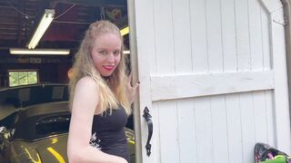Fix My Jaguar, I Will Fix Your Penis Cheetah Adora Boned by Mechanic PAWG Bj Deep Throat Doggy Style