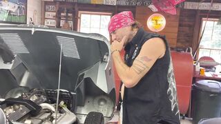 Fix My Jaguar, I Will Fix Your Penis Cheetah Adora Boned by Mechanic PAWG Bj Deep Throat Doggy Style