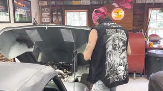 Fix My Jaguar, I Will Fix Your Penis Cheetah Adora Boned by Mechanic PAWG Bj Deep Throat Doggy Style
