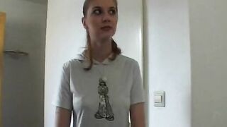 teens Jahre und direkt vor der Kamera ihren ersten Clip drehen