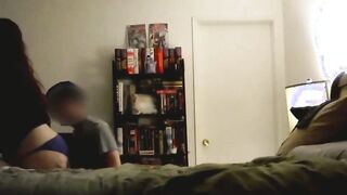 Thick Red Haired mom PAWG earns huge load on her huge booty