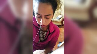Great 10 minute blow and hand job