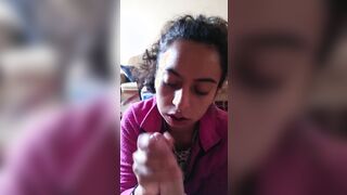 Great 10 minute blow and hand job