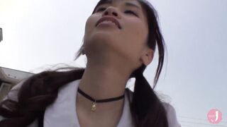 A young sluts with a young face makes her naughty butt pre-prepared and embarrassedly cycling [bunc-002]