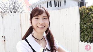 A young sluts with a young face makes her naughty butt pre-prepared and embarrassedly cycling [bunc-002]