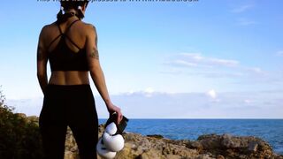 Butt screwed and punished with rough slapping and rimjobs by the ocean -- trailer -- Silvia Soprano