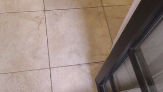 pounded a next door when her father left
