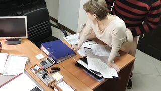 Amazingly Hot boned with an office secretary
