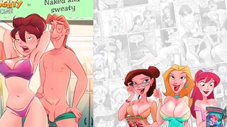 Fucking inside the laundry! Nude and sweaty - The Sexual Home Tittle 54