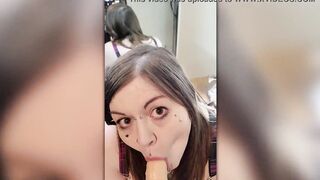 A Erotic Day Alone - BBW Sucking Off and Cumming