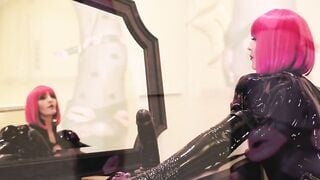 Dominatix Eva Pvc Gf Solo Fake-Cock High Heels Fem Dom Bondage Cougar bondage