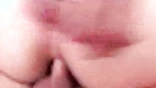 Double penetration fucking pleases the tight butt and twat on dark hair