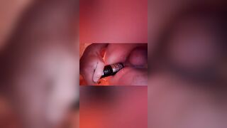 Vulgar husband banged! his booty with sex toy