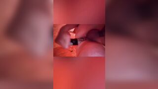 Vulgar husband banged! his booty with sex toy