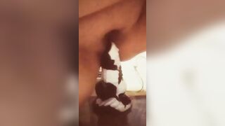BBW Raven Bonez fucks Dragon Sex Toy