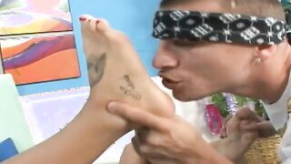 Arianna Jay Deep Throats Dick Before it Goes into Her Cunt