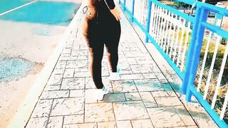 true amateur Fucking a BEAUTY stranger's long BOOTY, she asks me to manhandle her