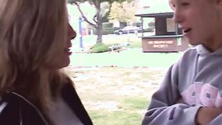 bimbos next door blondie gets fuck and a load of spunk at audition