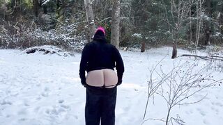 Cougar Outside Outside Exhibitionist Long Fucking Butt