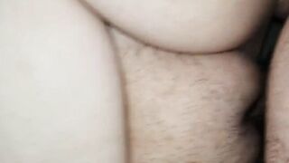 Bbw cougar takes huge white penis jizzed