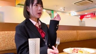 Long melons 18 with a young face. SEX is sensual while she was wearing a uniform. After she had a date at a cast cafe, she had sex with her uncle at a love hotel. Japanese amateur private porn. https://bit.ly/3u0Pf4K