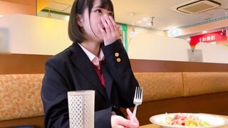 Long melons 18 with a young face. SEX is sensual while she was wearing a uniform. After she had a date at a cast cafe, she had sex with her uncle at a love hotel. Japanese amateur private porn. https://bit.ly/3u0Pf4K