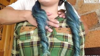 CARNEDELMERCADO - (Blue Maria, Logan Salamanca) - Hispanic Teens With Glasses Has A Amazing Booty And Tight Cunt To Fucked