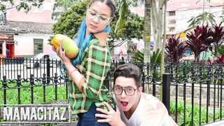 CARNEDELMERCADO - (Blue Maria, Logan Salamanca) - Hispanic Teens With Glasses Has A Amazing Booty And Tight Cunt To Fucked