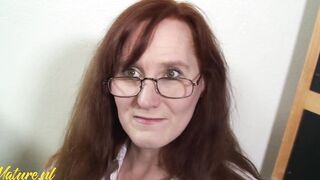 Older Red Haired Cheats On Hubby With Long Ebony Penis!
