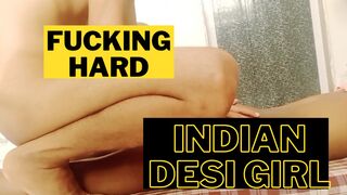 First time anal banged with my Desi indian GF with rough and hard fucked with hindi