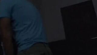Fit stud gets to bang a Beauty dark hair into the toilets