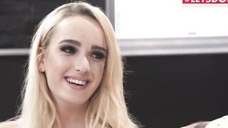Nympho Teenie Anna Khara Can Only Be Satisfied With The Humongous White Penis Inside Her Long