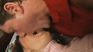 Hot gets her vagina soak with a sex toy before sex