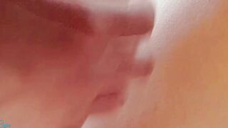 Hurry Daddy, cum in me! (Tight twat CLOSE UP cumshot inside underwear)