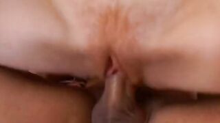 Young blonde blows penis hardcore before getting nailed
