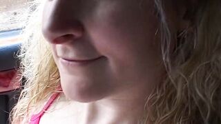 Blondine am Strassenrand aufgerissen und durch gefickt