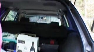 Blondine am Strassenrand aufgerissen und durch gefickt