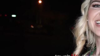 Blonde Hotwife Picks Up Long big black dick at Party - SlimThicVic -
