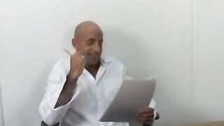 Blonde Bombshell sucking off strong dick before fucking