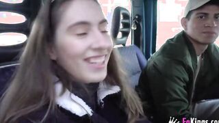 18YO and INNOCENT: Nailing an pure TEENAGE GODDESS outside!