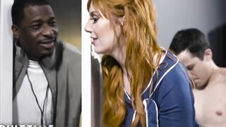 ADULT TIME - Lauren Phillips' Hubby Nearly Catches Her Fucking A School Girl!