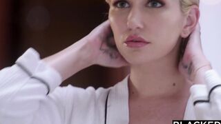 BLACKED Beauty Skye is seduced by Alina & her boyfriend's long bbcs